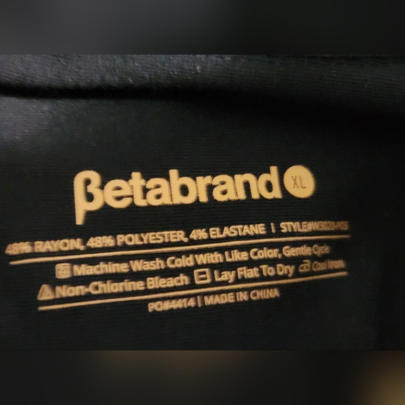 Betabrand Royal Blue Wrap Blouse Top Size XL - Picture 2 of 3